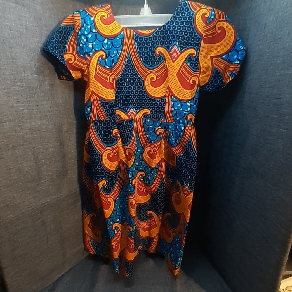 African Style Handmade Girls Dashiki Dress